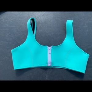 Turquoise/ light blue Hoaka bikini top